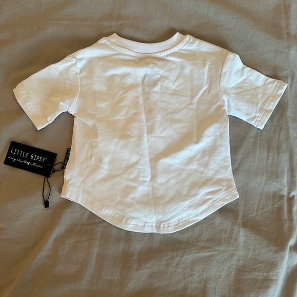 NWT Little Bipsy Favourite Tee - White - 0-3M - Picture 2 of 5